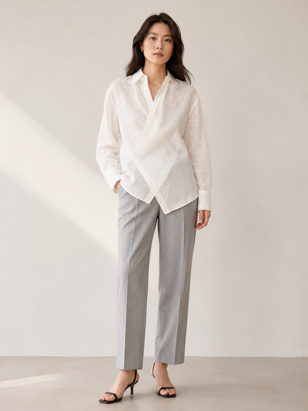 Linen Wrap Shirt