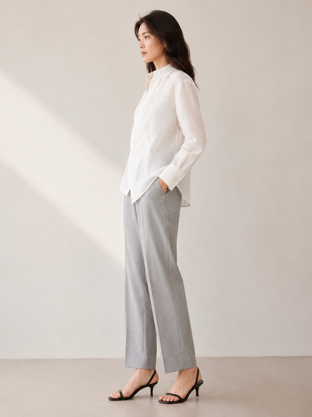 Linen Wrap Shirt