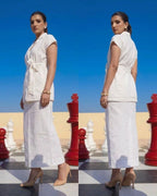 Ivory Linen Co-Ord Set