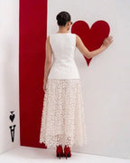 Ivory Royale Lace Ensemble